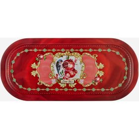 Chiara Alessi La Dolce Vita 37 cm Kırmızı Metal Tepsi