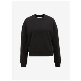 Chiara Ferragni 75CBIG02 Bisiklet Yaka Baskılı Siyah Kadın Sweatshirt