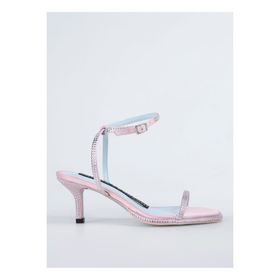 Chiara Ferragni CF3540_012 Pembe Kadın Topuklu Sandalet