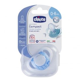 Chicco 0-6 Ay Physio Compact Erkek Silikon Emzik