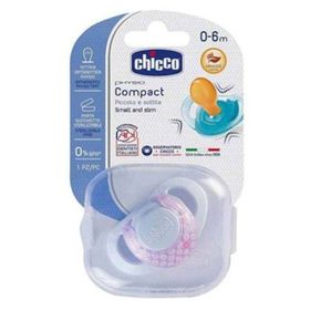 Chicco 0-6 Ay Physio Compact Kauçuk Kız Emzik