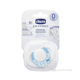 Chicco 0+ Ay Physio Erkek Silikon Emzik Mavi