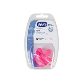 Chicco 0+ Ay Physio Soft Silikon Emzik Pembe