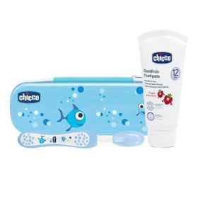 Chicco 12 Ay+ Pembe Diş Fırçası Seti