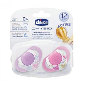 Chicco 12+ Ay Physio Active Kauçuk Emzik Pembe