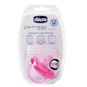 Chicco 12+ Ay Physio Soft Silikon Emzik Pembe