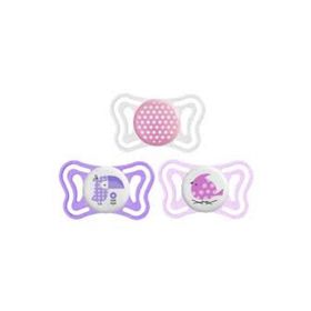 Chicco 2-6 Ay 2'li Soother Physio Light Girl Silikon Emzik