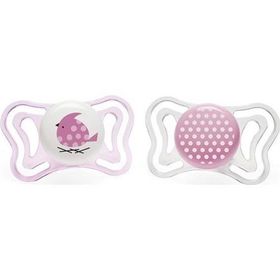 Chicco 2-6 Ay 2'li Soother Physio Light Girl Silikon Emzik