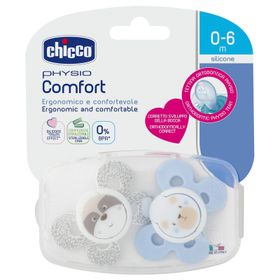 Chicco 2 li 0-6 Ay Physio Comfort Erkek Silikon Emzik