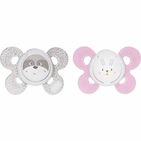 Chicco 2 li 0-6 Ay Physio Comfort Kız Silikon Emzik
