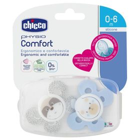 Chicco 2 li 0-6 Ay Physio Comfort Silikon Emzik
