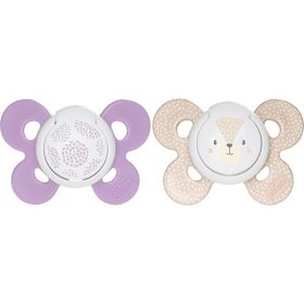 Chicco 2 li 12+ Ay Physio Comfort Kız Silikon Emzik
