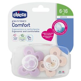 Chicco 2 li 12+ Ay Physio Comfort Kız Silikon Emzik