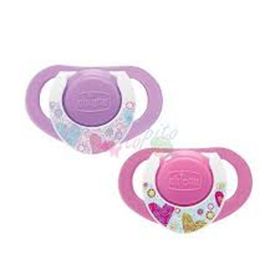 Chicco 2 li 12+ Ay Physio Compact Kız Silikon Emzik