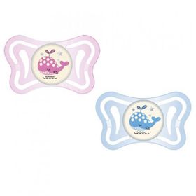 Chicco 2 li 2-6 Ay Physio Light Gece Parlayan Silikon Emzik