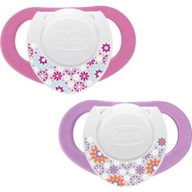 Chicco 2 li 4+ Ay Physio Soft Silikon Emzik Pembe