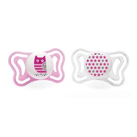 Chicco 6-16 Ay Erkek Mavi Kedi Figür PhysioForma Light Silikon Emzik