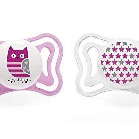 Chicco 6-16 Ay Erkek Mavi Kedi Figür PhysioForma Light Silikon Emzik