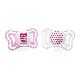 Chicco 6-16 Ay Erkek Mavi Kedi Figür PhysioForma Light Silikon Emzik