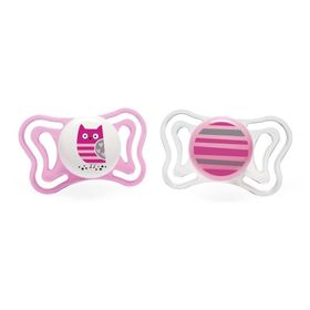 Chicco 6-16 Ay Erkek Mavi Kedi Figür PhysioForma Light Silikon Emzik