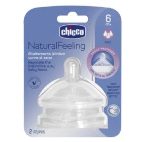 Chicco 6 Ay+ Hızlı Akış 2'li Natural Feeling Biberon Emziği
