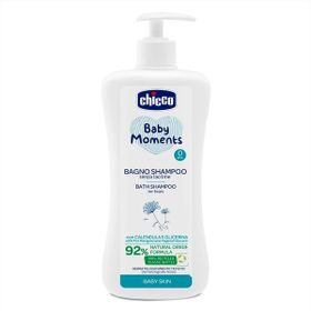 Chicco 750 ml Baby Moments Doğal Bebek Saç ve Vücut Şampuanı