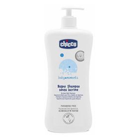 Chicco 750 ml Göz Yakmayan Saç ve Vücut Şampuanı+Chicco Sünger Banyo Eldiveni
