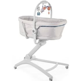 Chicco Baby Hug 4 in 1 Grey Relux Glacial Beyaz Bebek Yatağı