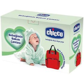 Chicco Bebeğimin Bakım Çantası Kırmızı Bebek Bakım Seti
