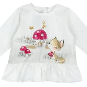 Chicco Beyaz 3 Ay Kız Çocuk T-Shirt