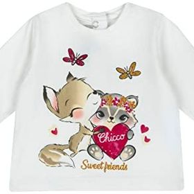 Chicco Beyaz 3 Ay Kız Çocuk T-Shirt