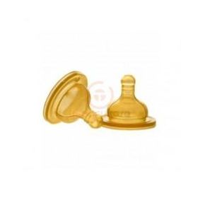 CHICCO BİBERON EMZİĞİ KAUÇUK ORTA AKIŞ İKİLİ