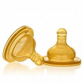 CHICCO BİBERON EMZİĞİ KAUÇUK ORTA AKIŞ İKİLİ