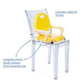 Chicco Booster Seat Pocket Snack Saffron Portatif Mama Sandalyesi