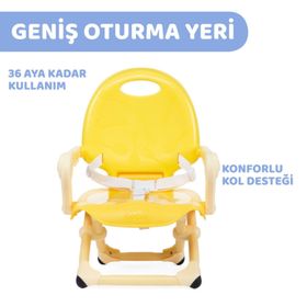 Chicco Booster Seat Pocket Snack Saffron Portatif Mama Sandalyesi