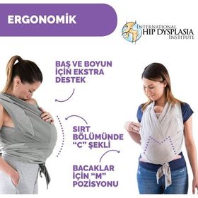 Chicco Boppy Comfyhug Frost Kanguru