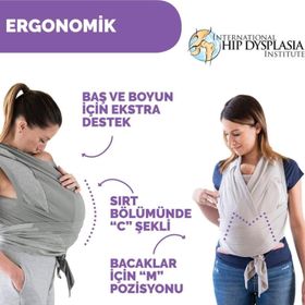 Chicco Boppy Comfyhug Frost Kanguru