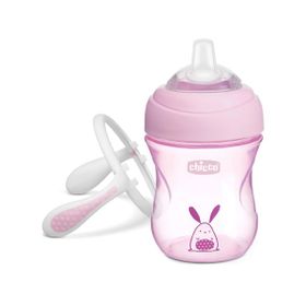 Chicco CC-001.003.156 - 4 Ay+ Kız Yumuşak Uçlu Geçiş Bardağı