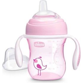 Chicco CC-001.003.156 - 4 Ay+ Kız Yumuşak Uçlu Geçiş Bardağı