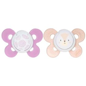 Chicco CC-001.003.164 - 6-16 Ay 2'li Kız PhysioForma Comfort Silikon Emzik