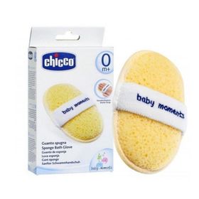 Chicco CC-001.003.172 - 0 Ay+ Bebekler İçin Sünger Banyo Eldiveni