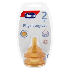 Chicco Fizyolojik Kauçuk Akış Ayarlı Biberon Emziği