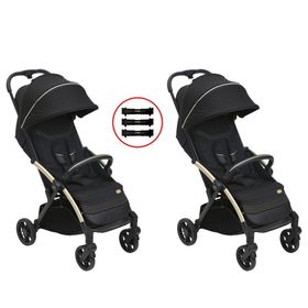 Chicco Goody Xplus Black İkiz Bebek Arabası