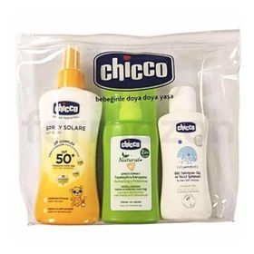 Chicco Güneş Spreyi SPF50 + 150 ml - 100 ml Chicco Sivrisinek Kovucu Sprey + 100 ml Şampuan