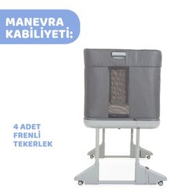 Chicco Next2Me Forever Moon Grey Anne Yanı Beşik