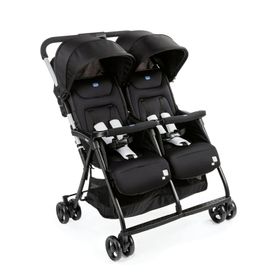 Chicco Ohlala 2 Twin Ultra Hafif İkiz Bebek Arabası Siyah