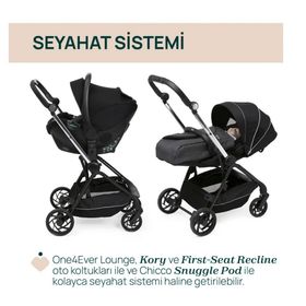 Chicco One4Ever Siyah Bebek Arabası