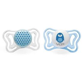 Chicco Physio Light Mavi 2-6 Ay 2'li Silikon Emzik