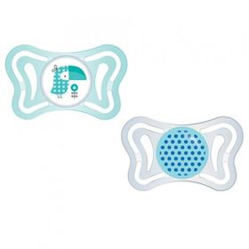 Chicco Physio Light Mavi 2-6 Ay 2'li Silikon Emzik