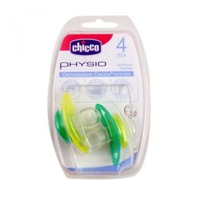 Chicco Physio Silikon 2'li 4+ Ay Yeşil Yalancı Emzik